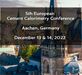 5th European Cement Calorimetry Conference